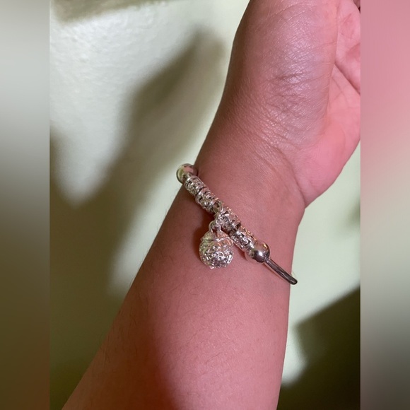 Silver charm bracelet - Picture 4 of 4